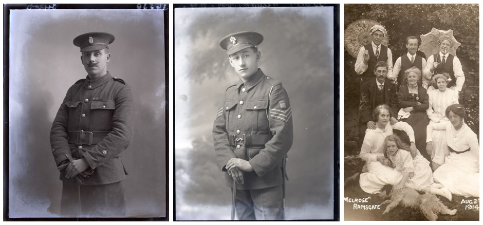 Henry Tyers, Horace Williams, Melrose 1914